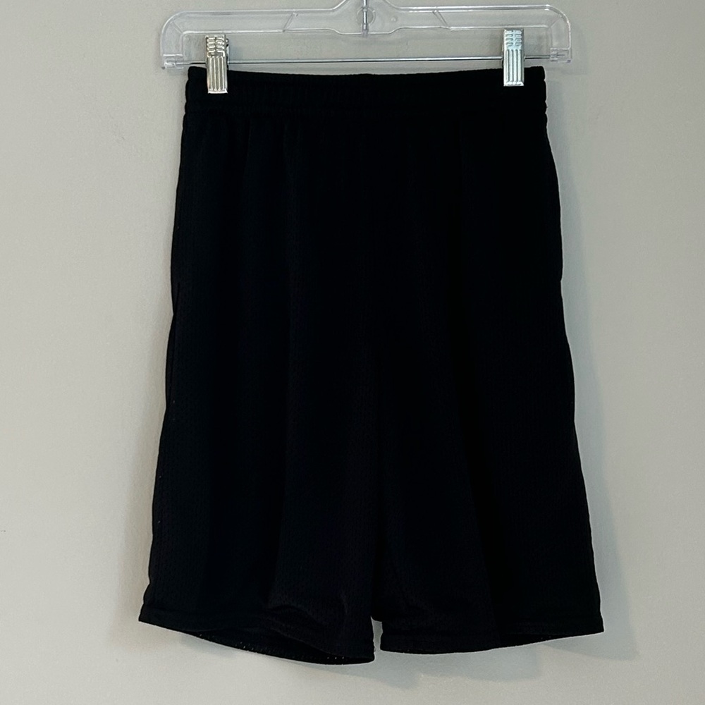 Athletic Works Boys Black Mesh Athletic Shorts Size XL 14-16